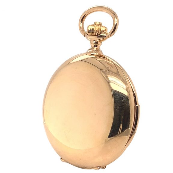 Swiss gold minute repeater keyless pocket watch Circa 1905 Swiss gold minute repeater keyless pocket watch Circa 1905