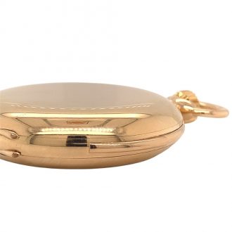 Swiss gold minute repeater keyless pocket watch Circa 1905