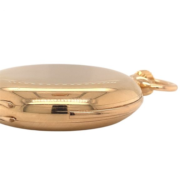 Swiss gold minute repeater keyless pocket watch Circa 1905 Swiss gold minute repeater keyless pocket watch Circa 1905