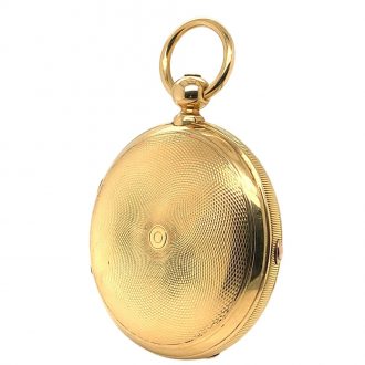 Swiss split-seconds chronograph with diablotine Circa 1880