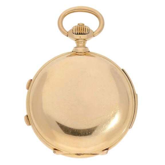 Swiss gold chronometer with eight complications Circa 1900 Swiss gold chronometer with eight complications Circa 1900