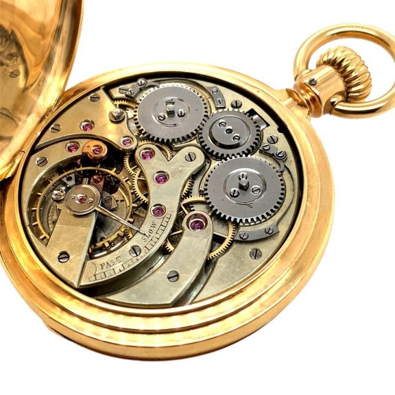 Swiss split-seconds chronograph with diablotine Circa 1860 Swiss split-seconds chronograph with diablotine Circa 1860
