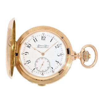 Swiss gold repeating Grande Sonnerie watch Circa 1900