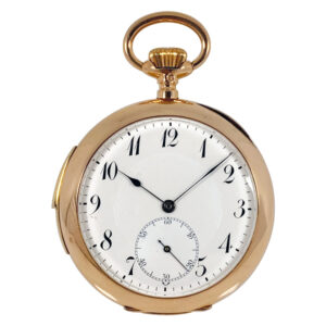French/Swiss quarter-hour repeating pocket watch Circa 1900