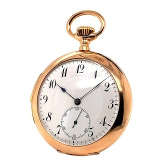 French/Swiss quarter-hour repeating pocket watch Circa 1900