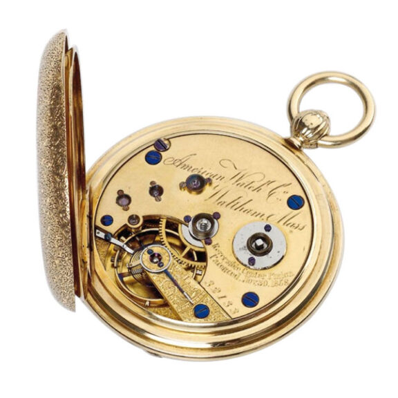 Historically important American gold watch Circa 1861 Historically important American gold watch Circa 1861