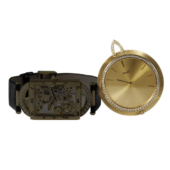 Swiss elegant thin yellow gold dress watch Circa 1980