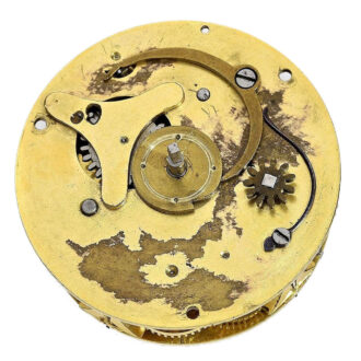 Heavy English silver double cased pocket watch Circa 1693