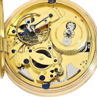 French gold quarter repeater à toc pocket watch Circa 1803