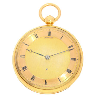 French gold grande and petite sonnerie watch Circa 1820