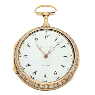English gold pair cased Grande Sonnerie watch Circa 1794