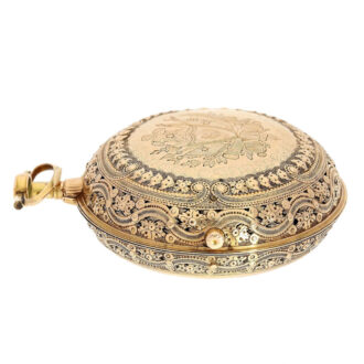 English gold pair cased Grande Sonnerie watch Circa 1794