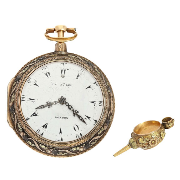 English multi color gold/silver decorative watch Circa 1790 English multi color gold/silver decorative watch Circa 1790