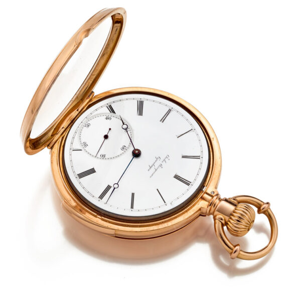 A Swiss Jules Jürgensen 5 minutes repeater Circa 1870 A Swiss Jules Jürgensen 5 minutes repeater Circa 1870