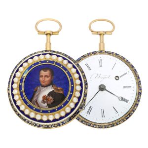 French gold, enamel watch with Napoleon portrait Circa 1800