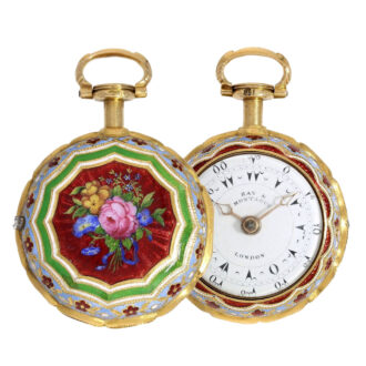English gold and enamel verge for Ottoman market Circa 1818