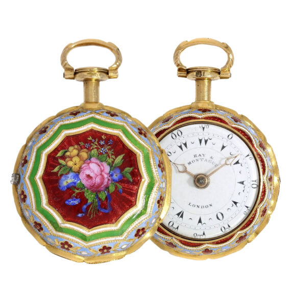 English gold and enamel verge for Ottoman market Circa 1818