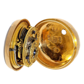 English gold and enamel verge for Ottoman market Circa 1818