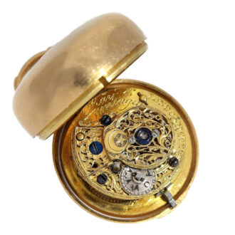 English gold and enamel verge for Ottoman market Circa 1818