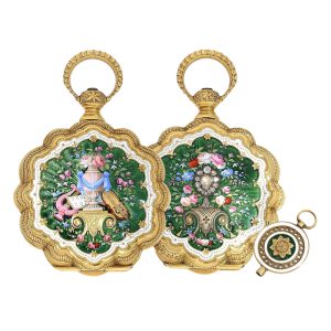 Swiss gold “scalloped case” for Ottoman market Circa 1860