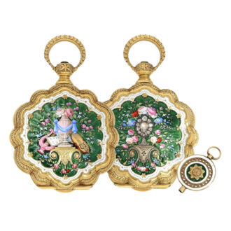 Swiss gold “scalloped case” for Ottoman market Circa 1860