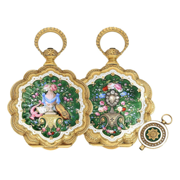 Swiss gold “scalloped case” for Ottoman market Circa 1860