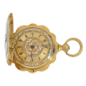 Swiss gold “scalloped case” for Ottoman market Circa 1860