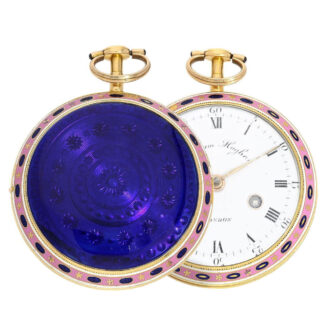 Fine English gold/enamel verge pocket watch Circa 1766