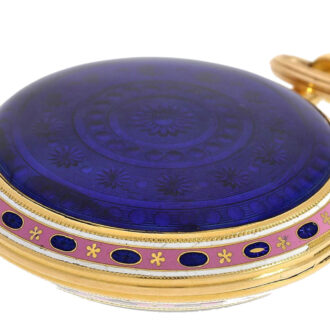 Fine English gold/enamel verge pocket watch Circa 1766