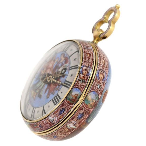 French miniature pendant watch with mythological scene Circa 1600 French miniature pendant watch with mythological scene Circa 1600