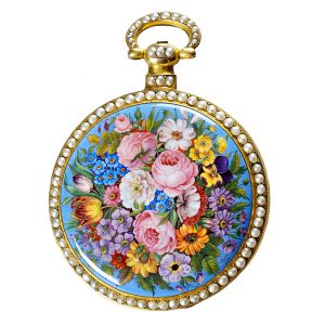 Swiss silver duplex watch for the Chinese market Circa 1860
