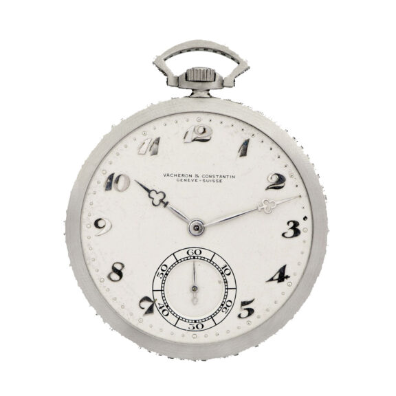 Very fine and elegant keyless Swiss dress pocket watch Circa 1920
