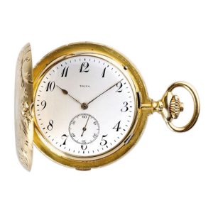 Swiss gold watch with “Grande Sonnerie” and carillon Circa 1905