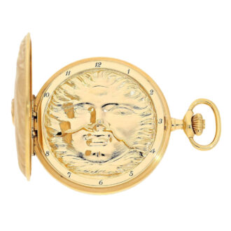 Swiss 18K gold limited edition lever pocket watch Circa 1982