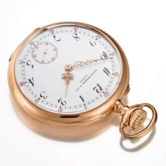A Swiss fine gold Patek Philippe pocket watch Circa 1900