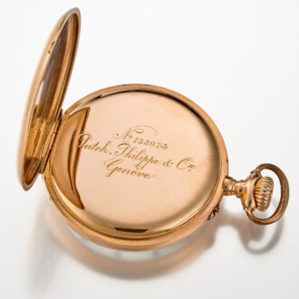 A Swiss fine gold Patek Philippe pocket watch Circa 1900