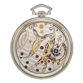 Swiss Soleure horological school stainless steel watch Circa 1935