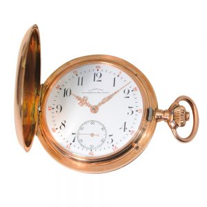 German 14k gold Glashütte pocket watch Circa 1903