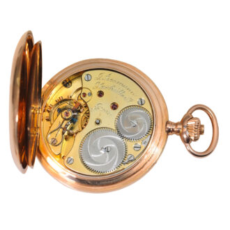 German 14k gold Glashütte pocket watch Circa 1903