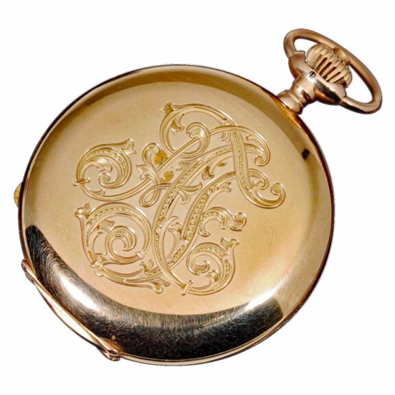 German 14k gold Glashütte pocket watch Circa 1903 German 14k gold Glashütte pocket watch Circa 1903