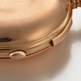 A Swiss 18 carat quarter repeating chronograph Circa 1890 A Swiss 18 carat quarter repeating chronograph Circa 1890