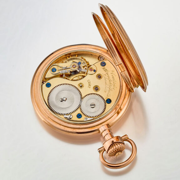 Gold A.Lange und Söhne hunting case pocket watch circa 1915 Gold A.Lange und Söhne hunting case pocket watch circa 1915