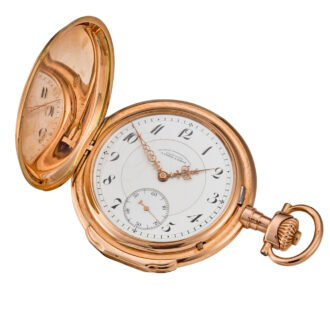 Gold A.Lange und Söhne hunting case pocket watch circa 1915