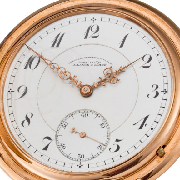 Gold A.Lange und Söhne hunting case pocket watch circa 1915 Gold A.Lange und Söhne hunting case pocket watch circa 1915