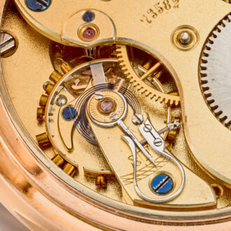 Gold A.Lange und Söhne hunting case pocket watch circa 1915