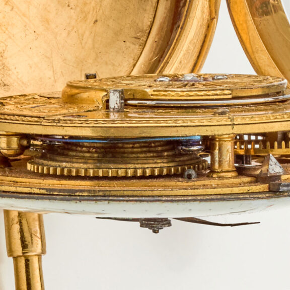 A French verge watch in a gold and enamel case Circa 1785 A French verge watch in a gold and enamel case Circa 1785