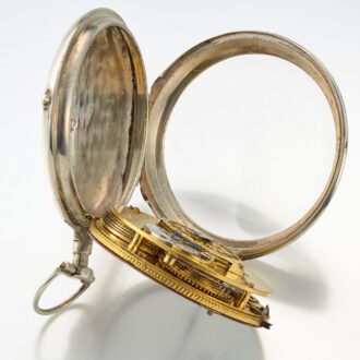 A French pocket watch with decentralized time Circa 1780