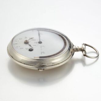 A French pocket watch with decentralized time Circa 1780