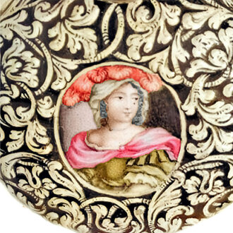 Swiss single-handed pair cased verge pocket watch Circa 1660
