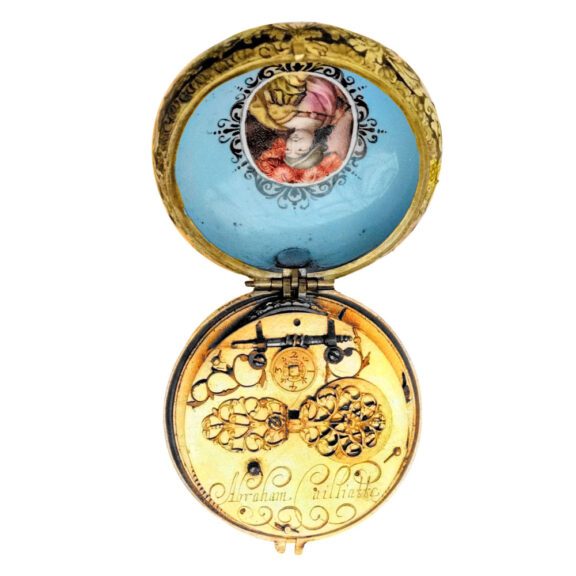 Swiss single-handed pair cased verge pocket watch Circa 1660 Swiss single-handed pair cased verge pocket watch Circa 1660